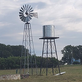 Elevated Tank and Weather Vane